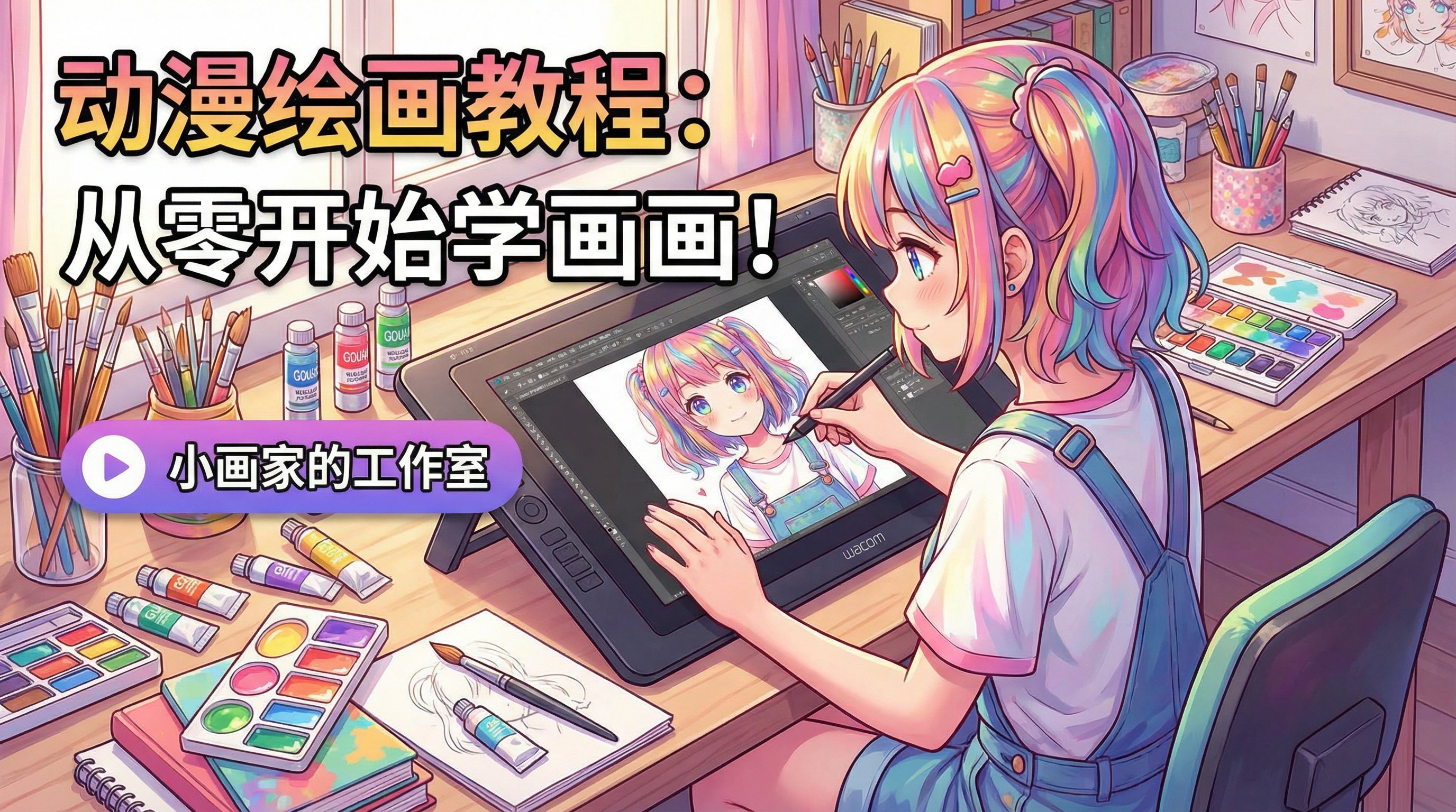 抖阴绘画教程视频